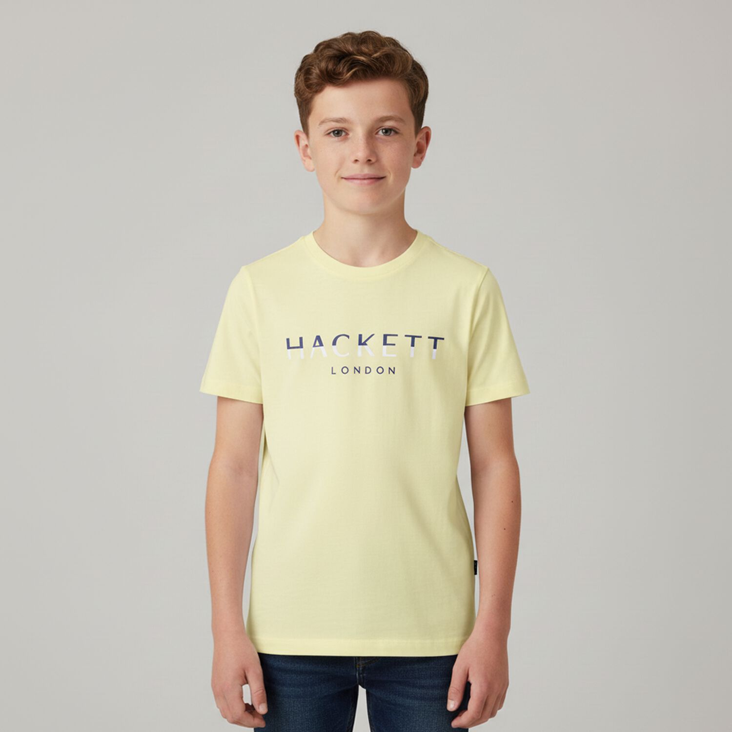 Boys Yellow Logo T-Shirt, 1, hi-res