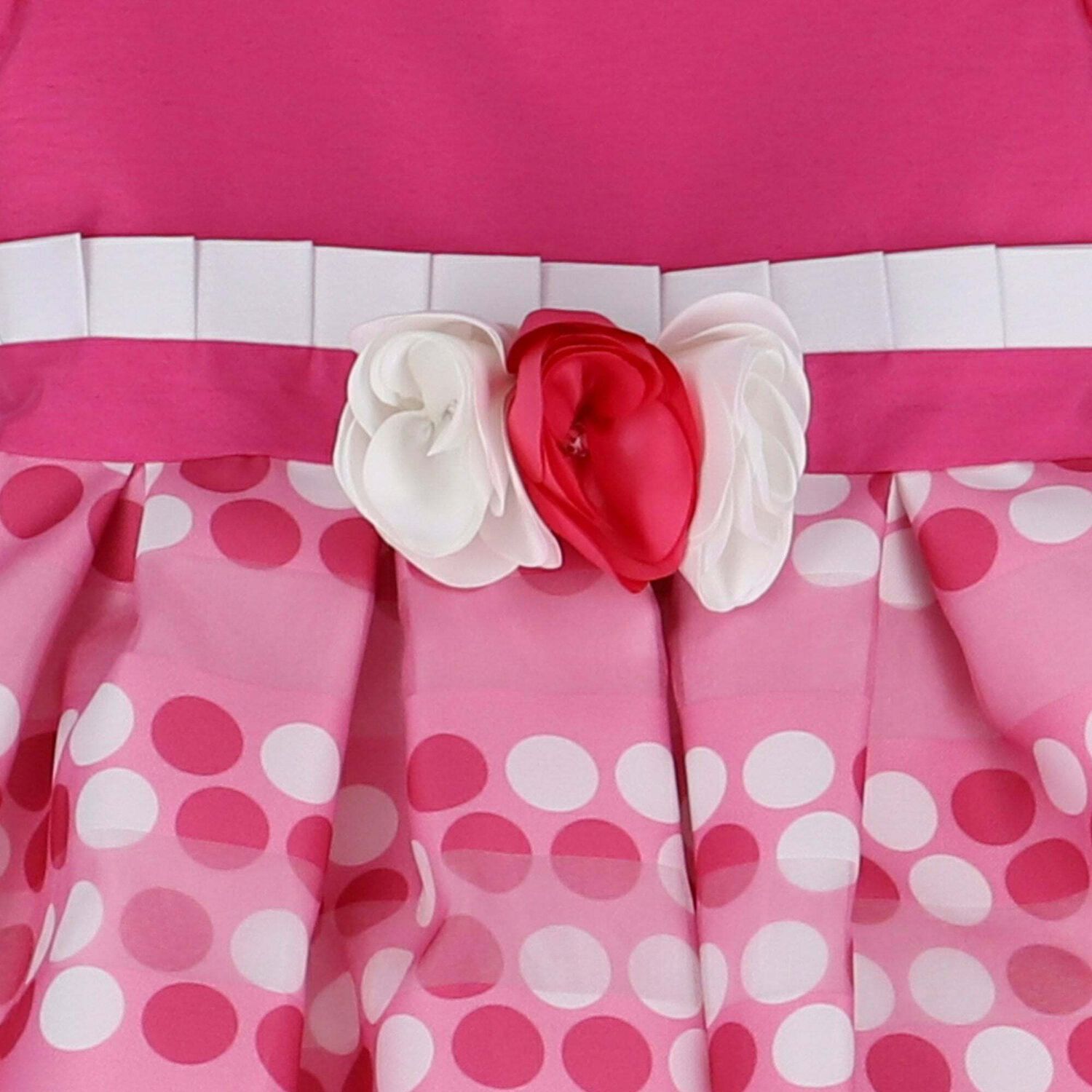 Baby Girls Pink Special Occasion Dress, 1, hi-res