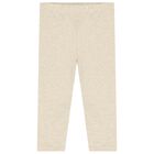 Baby Girls Purple & Ivory Logo Leggings Set, 1, hi-res