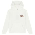 Boys White Logo Hooded Top, 2, hi-res