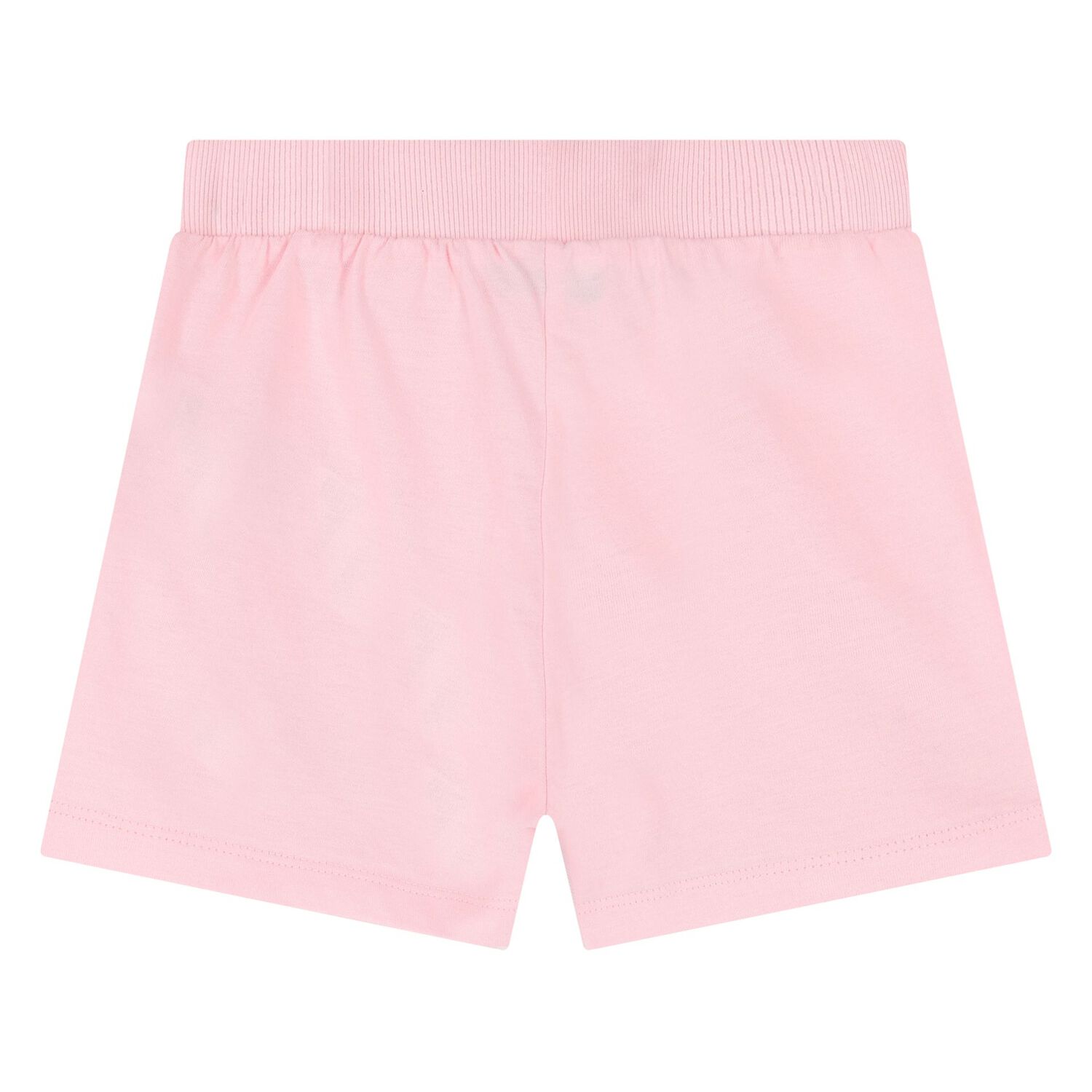 Younger Girls Pink Teddy Bear Logo Shorts Set, 4, hi-res