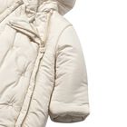 Ivory Embroidered Baby Snowsuit, 2, hi-res