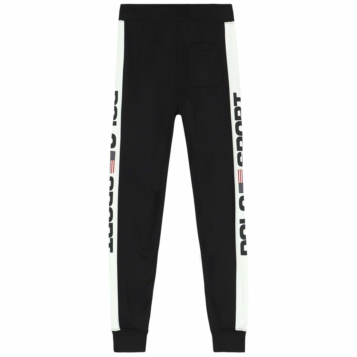 Older Boys Black & White Logo Joggers, 1, hi-res