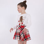 Girls Ivory Long Sleeve Top&Acirc;&nbsp;, 2, hi-res