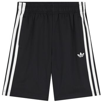 Black Trefoil Logo Shorts