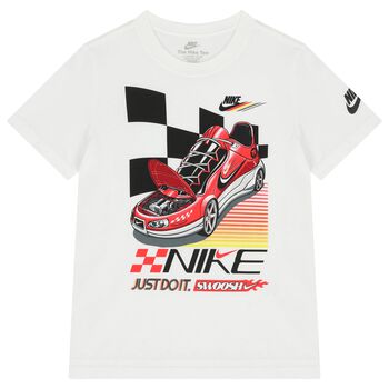 Boys White Logo T-Shirt