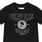 Boys Black T-shirt, 1, hi-res