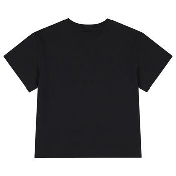 Boys Black & Grey Logo T-Shirt