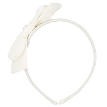 Girls Ivory Chiffon Headband