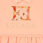 Girls Pink Logo Dress, 2, hi-res