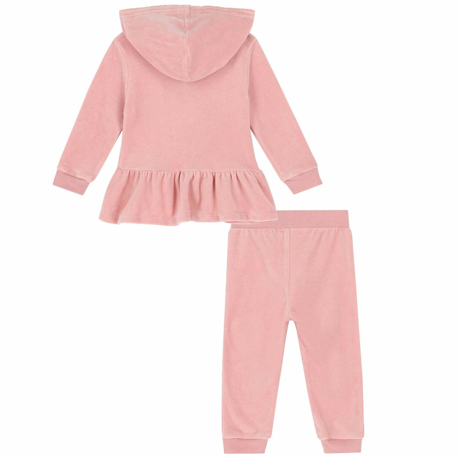 Baby Girls Pink Logo Tracksuit, 1, hi-res