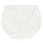 Baby Girls White & Pink Floral Dress Set, 1, hi-res