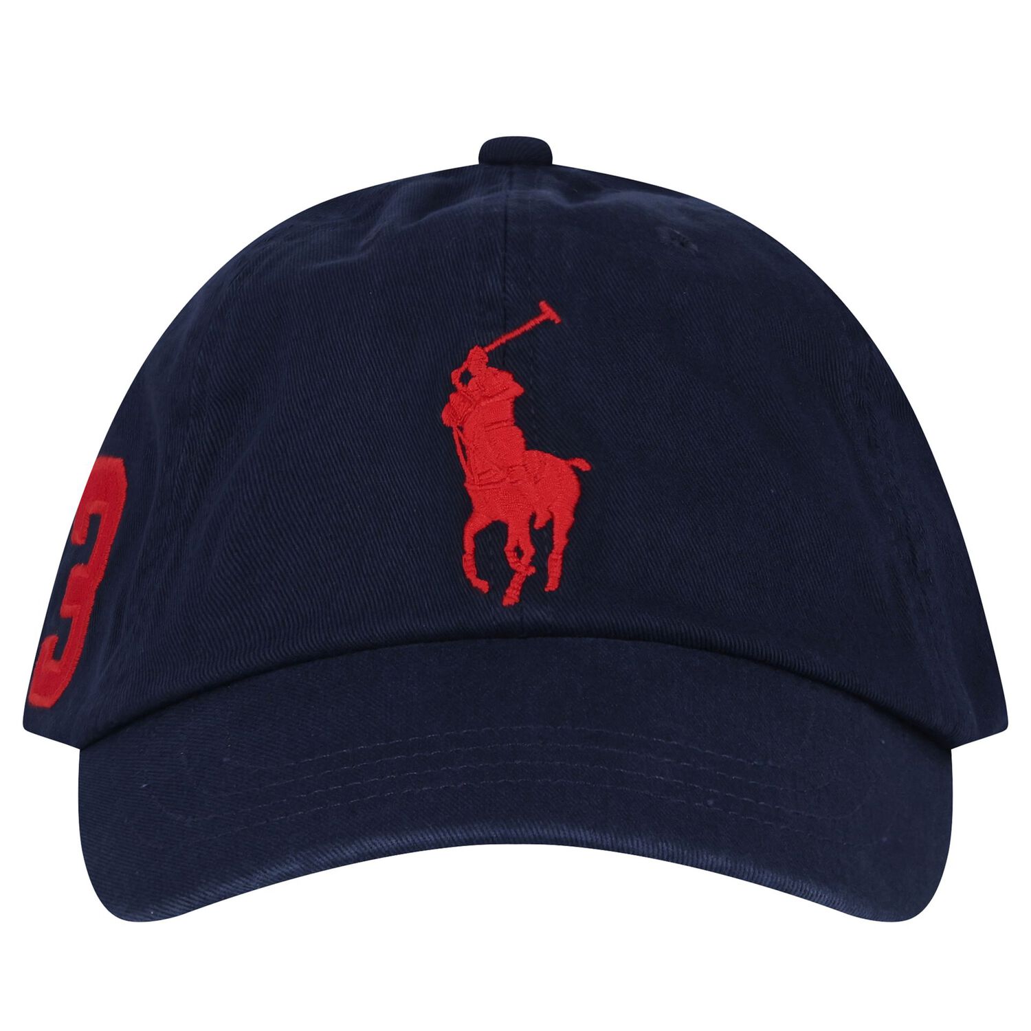 Boys Navy Blue Logo Cap, 1, hi-res