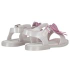 Younger Girls White & Pink Butterfly Sandals, 1, hi-res