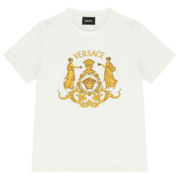 White Medusa Logo T-Shirt
