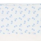 Baby Boys White & Blue Teddy Bear Logo Blanket , 2, hi-res