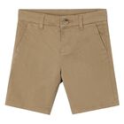 Boys Beige Shorts, 1, hi-res