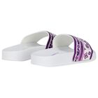 Girls White & Purple Majolica Sliders, 2, hi-res