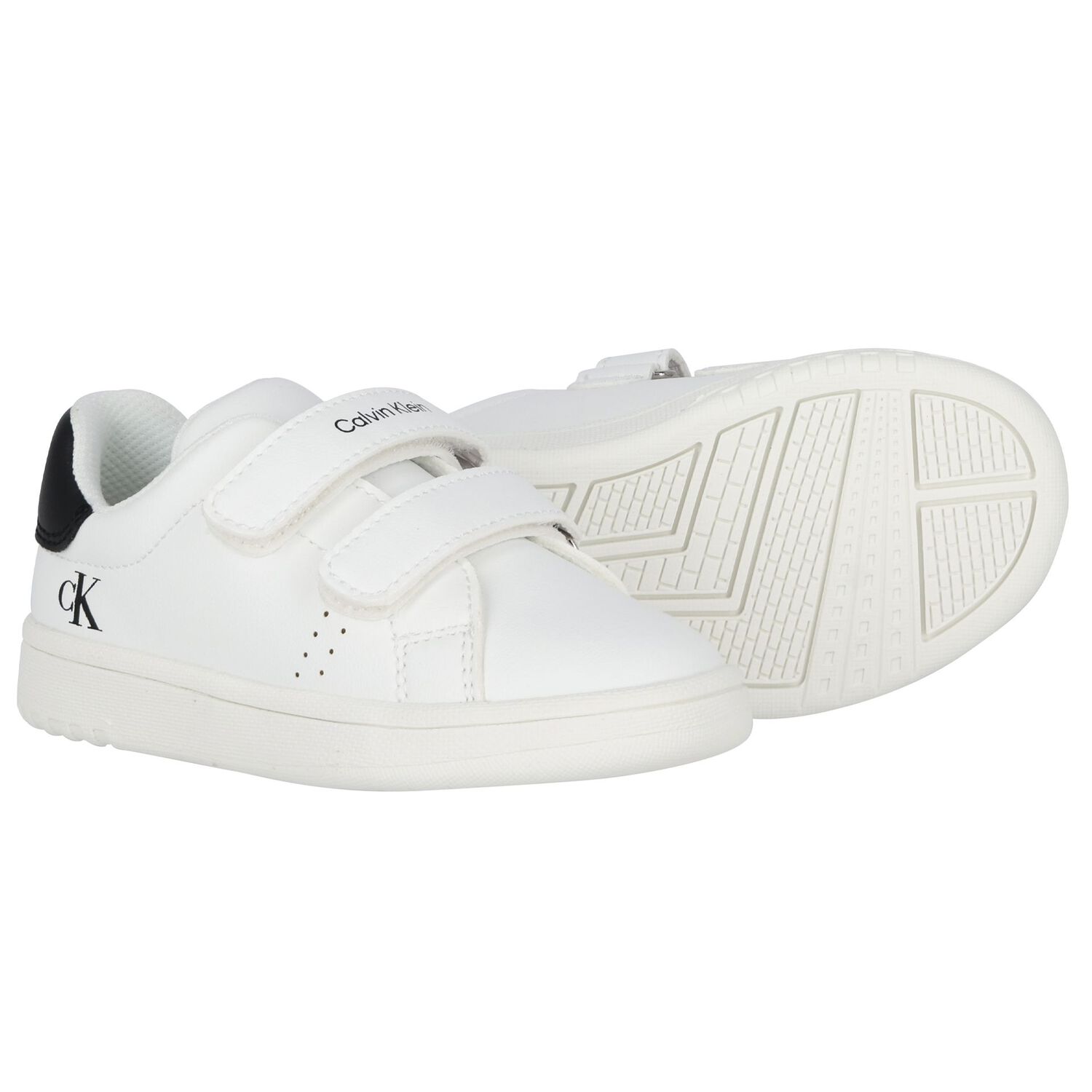 White Logo Trainers, 2, hi-res