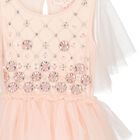 Girls Pink Tulle Dress, 1, hi-res