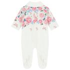 Baby Girls Ivory Logo Floral Babygrow Gift Set, 1, hi-res