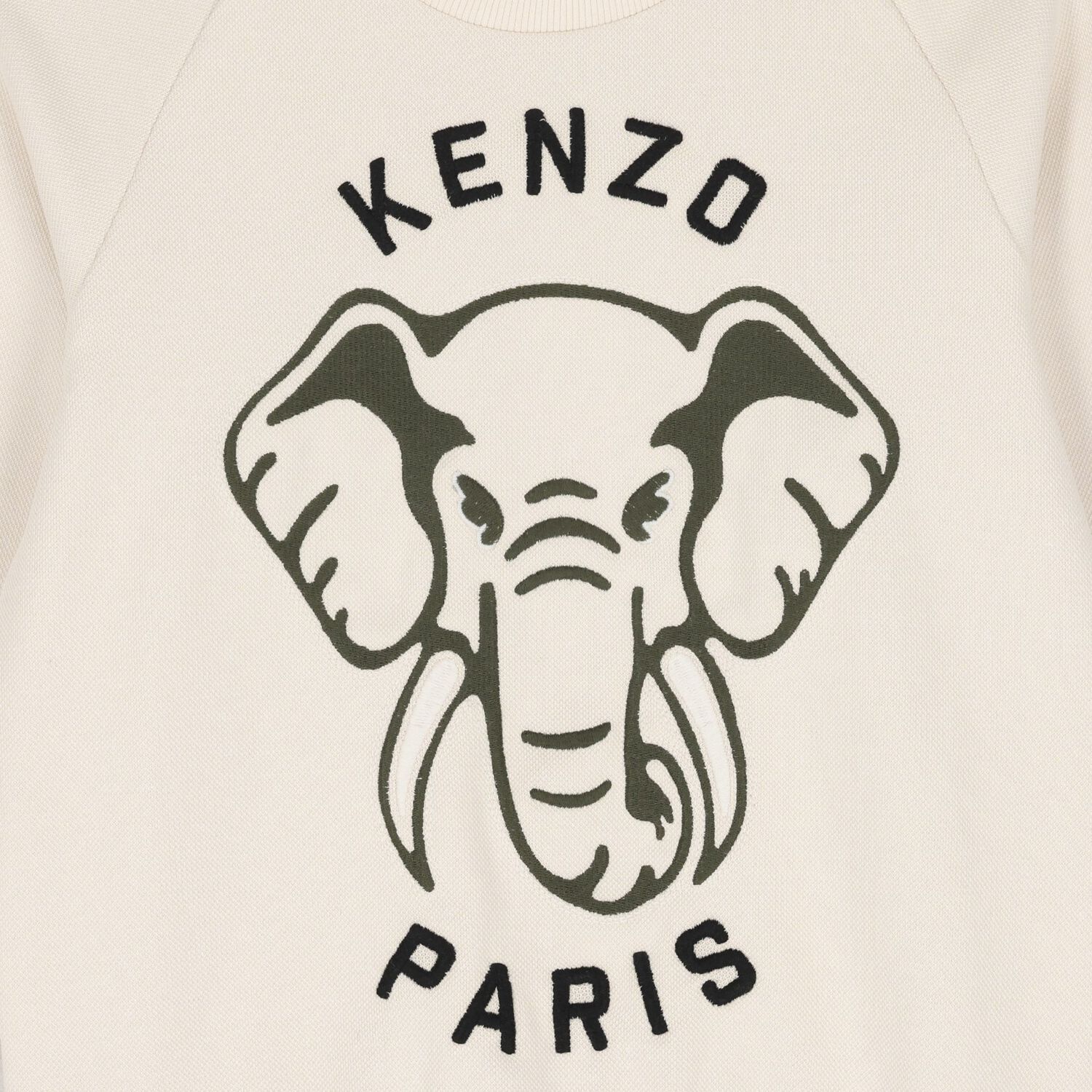 Boys Beige Elephant Logo Tracksuit, 1, hi-res