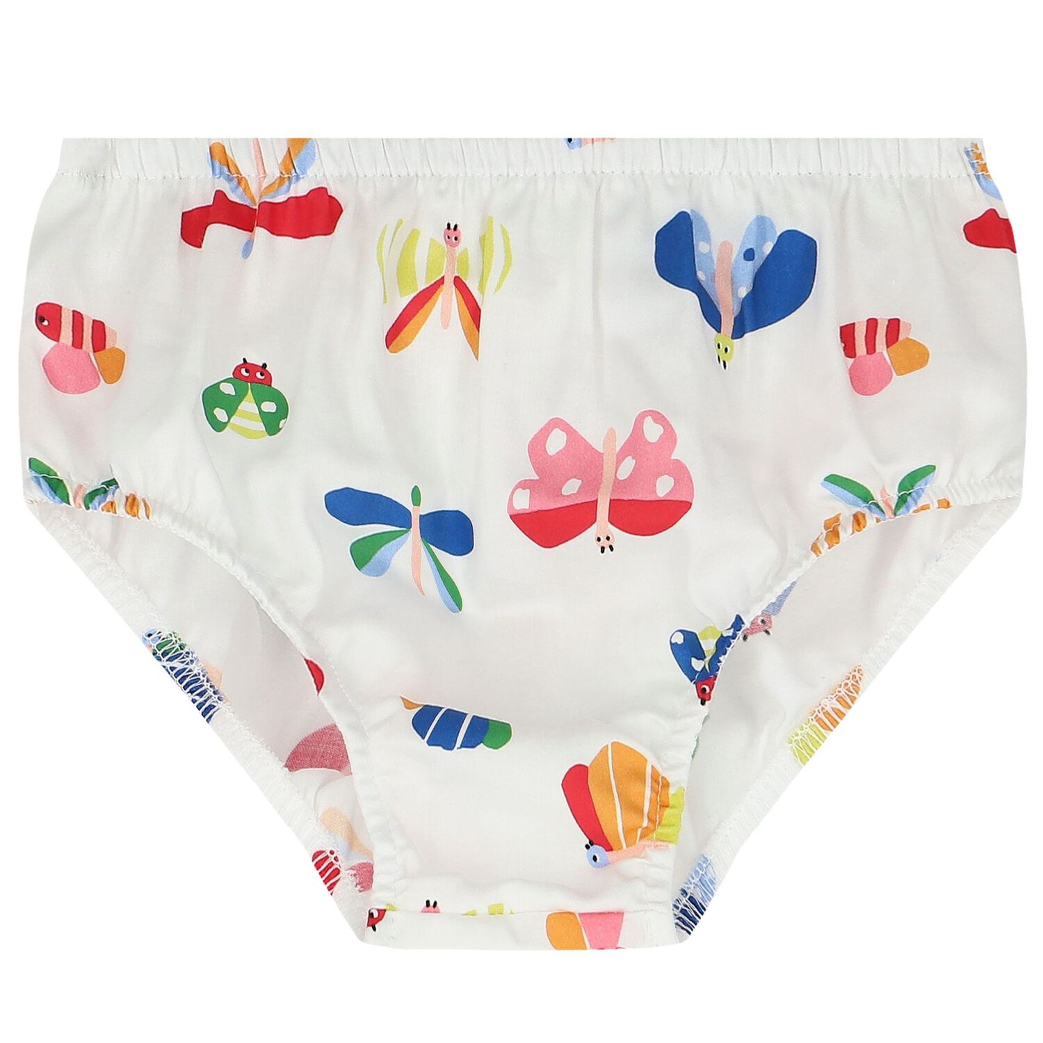 Baby Girls White Dress Set, 2, hi-res