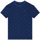 Boys Blue Logo T-Shirt, 2, hi-res