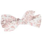 Baby Girls White & Pink Africa Romper & Headband Set  , 1, hi-res