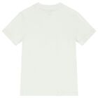 Boys White Logo T-Shirt, 1, hi-res