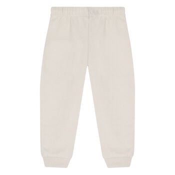 Younger Boys Ivory, Green & White Dino Tracksuit Set