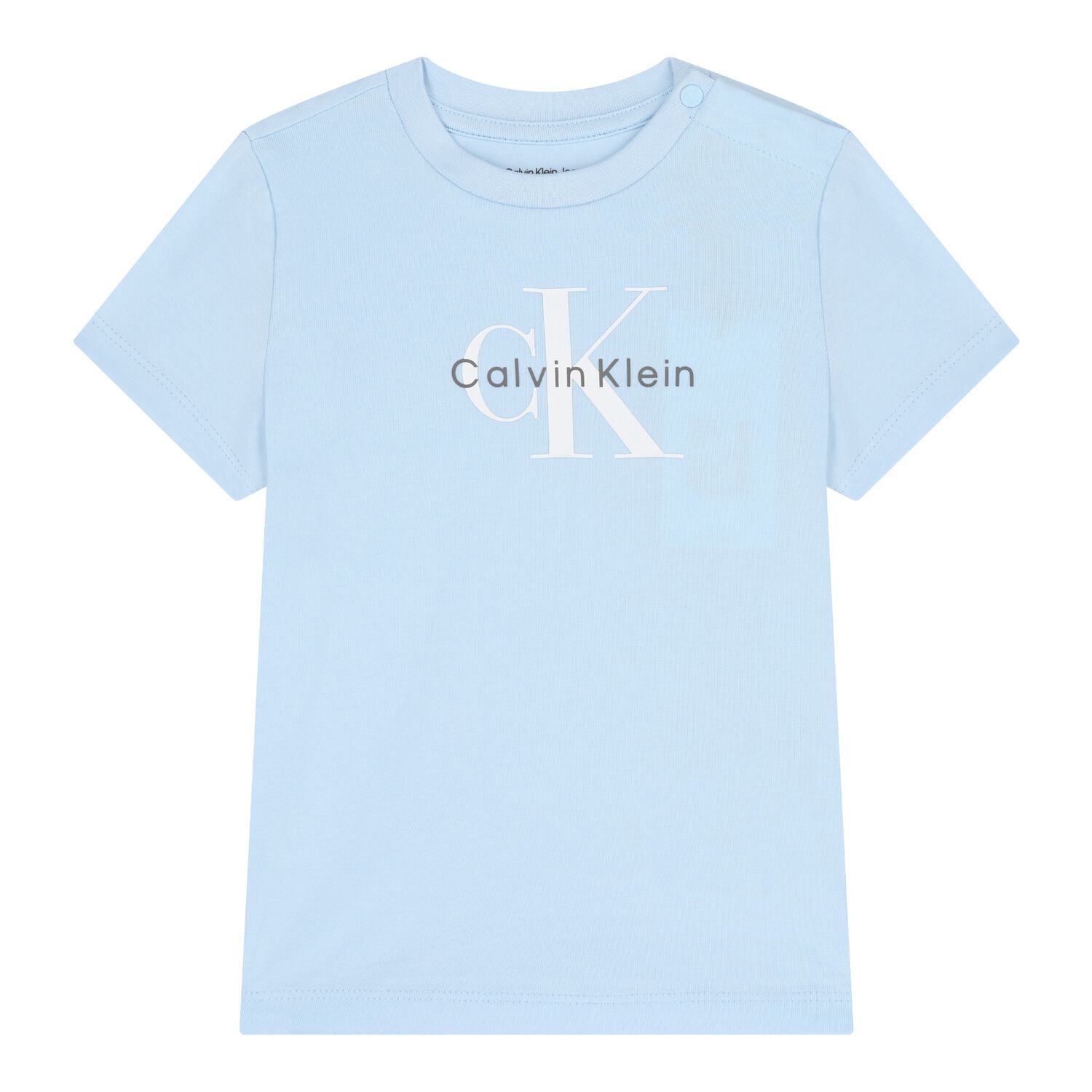 Baby Boys Blue Logo T-Shirt, 2, hi-res