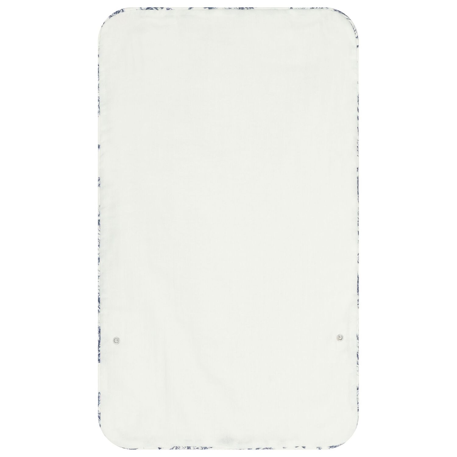 Ivory & Navy Blue Toile De Jouy Baby Changing Bag, 1, hi-res