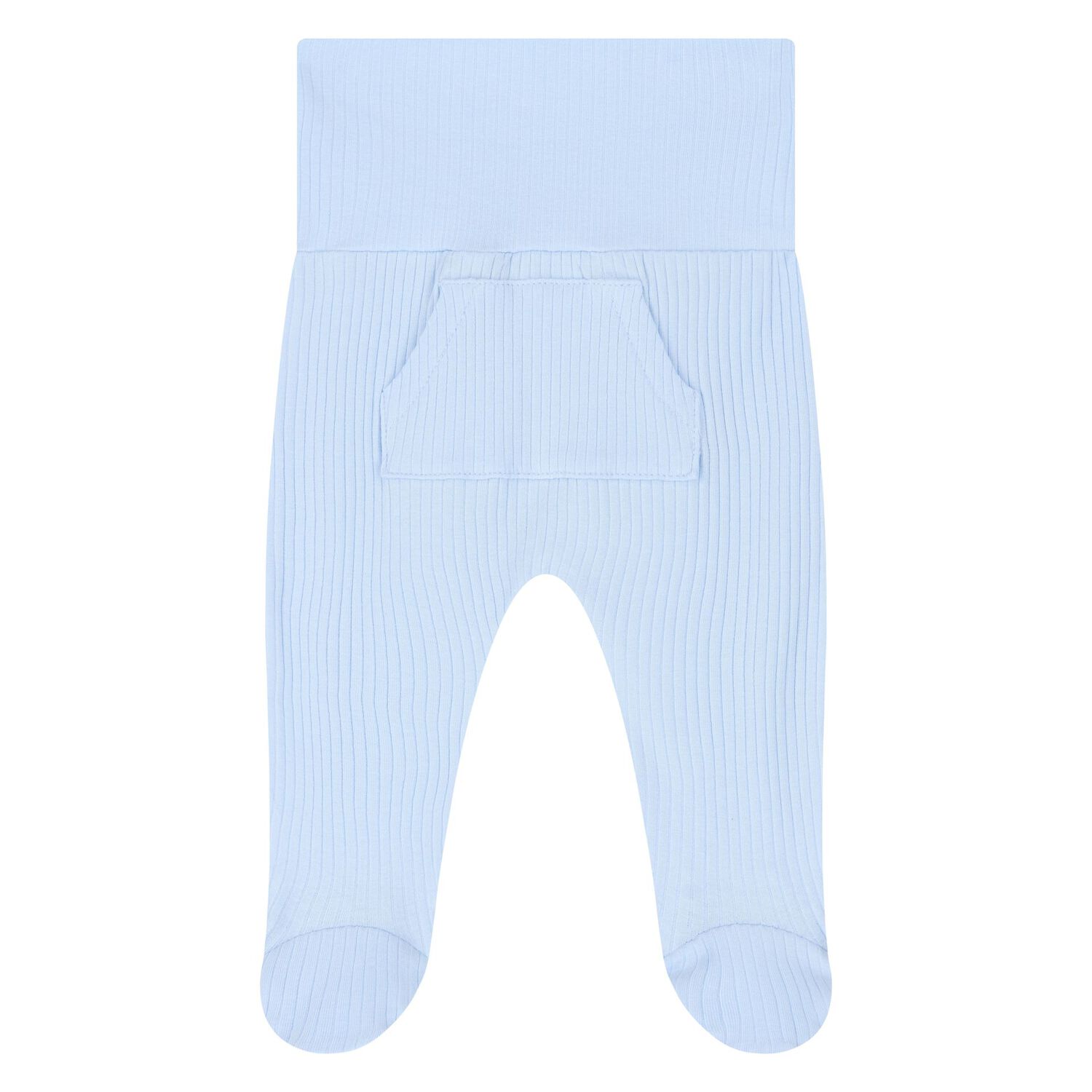 Baby Boys Ivory & Blue Bear Babysuit & Hat Gift Set, 3, hi-res