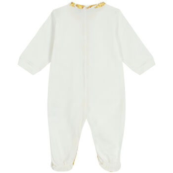 Ivory & Gold Logo Babygrow
