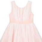 Girls Pink & White Lace Dress, 1, hi-res