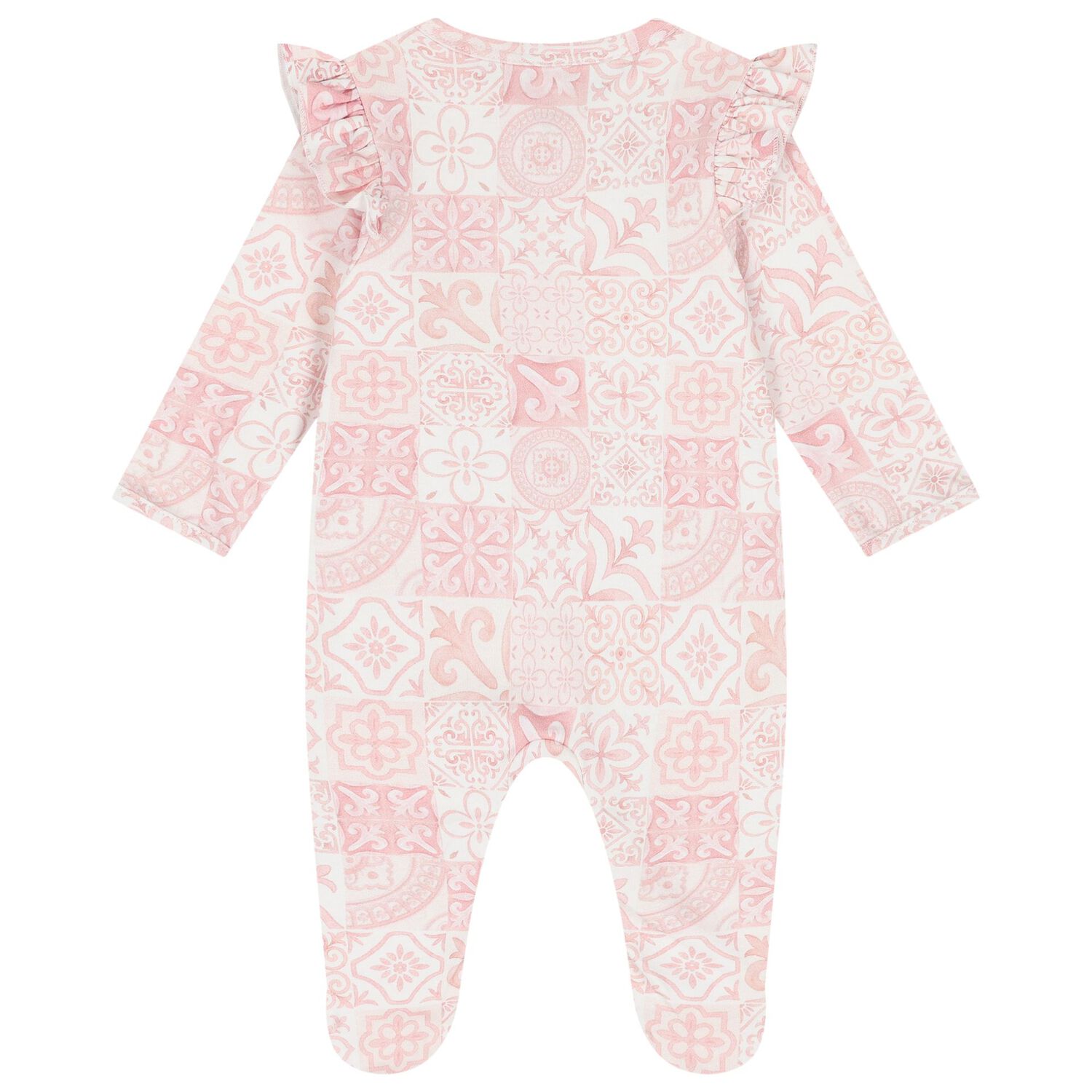 Baby Girls Pink & White Babygrow Gift Set , 2, hi-res