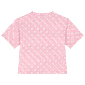Girls Pink Logo T-Shirt