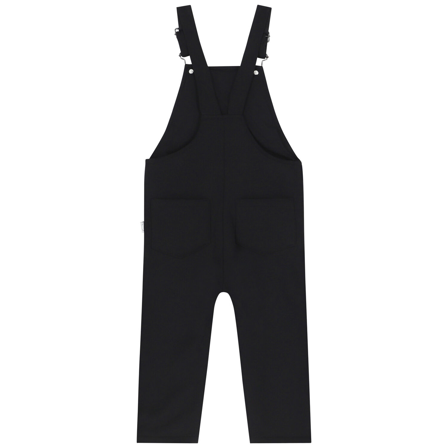 Younger Boys Black Penguin Dungaree, 1, hi-res