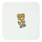 White Teddy Bear Logo Baby Blanket, 3, hi-res