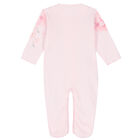 Baby Girls Pink Printed Babygrow , 1, hi-res
