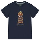 Boys Navy Blue Harry Logo T-Shirt , 1, hi-res