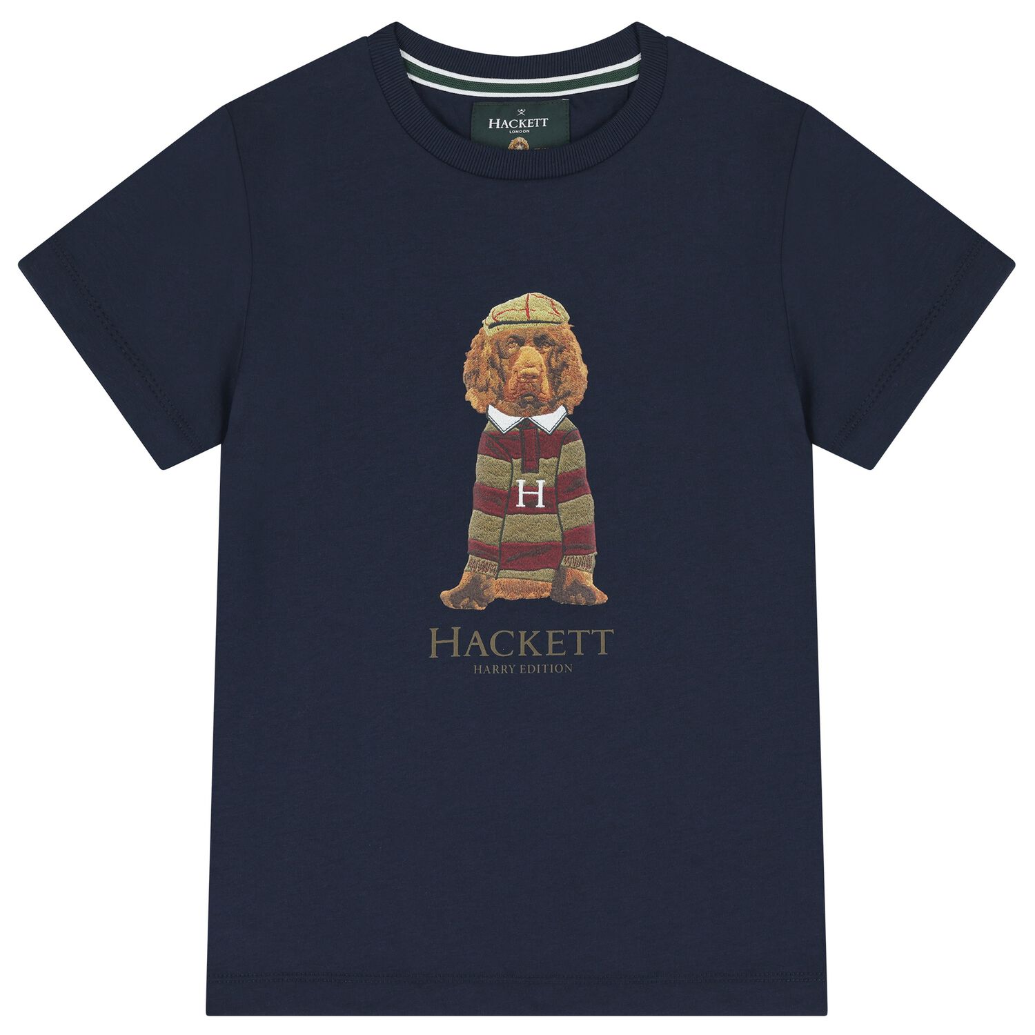 Boys Navy Blue Harry Logo T-Shirt , 1, hi-res