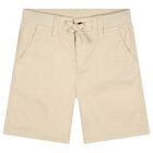 Boys Beige Shorts, 1, hi-res