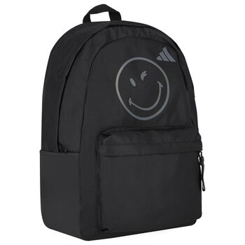 Black Smiley Logo Backpack