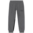 Boys Grey Logo Joggers, 2, hi-res