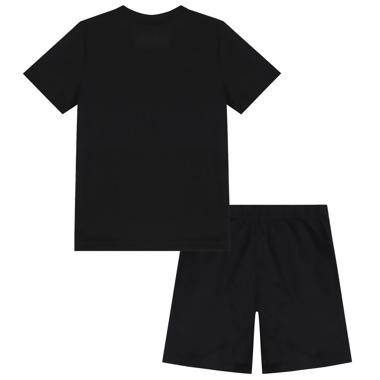 Boys Black Logo Pyjamas, 3, hi-res image number null