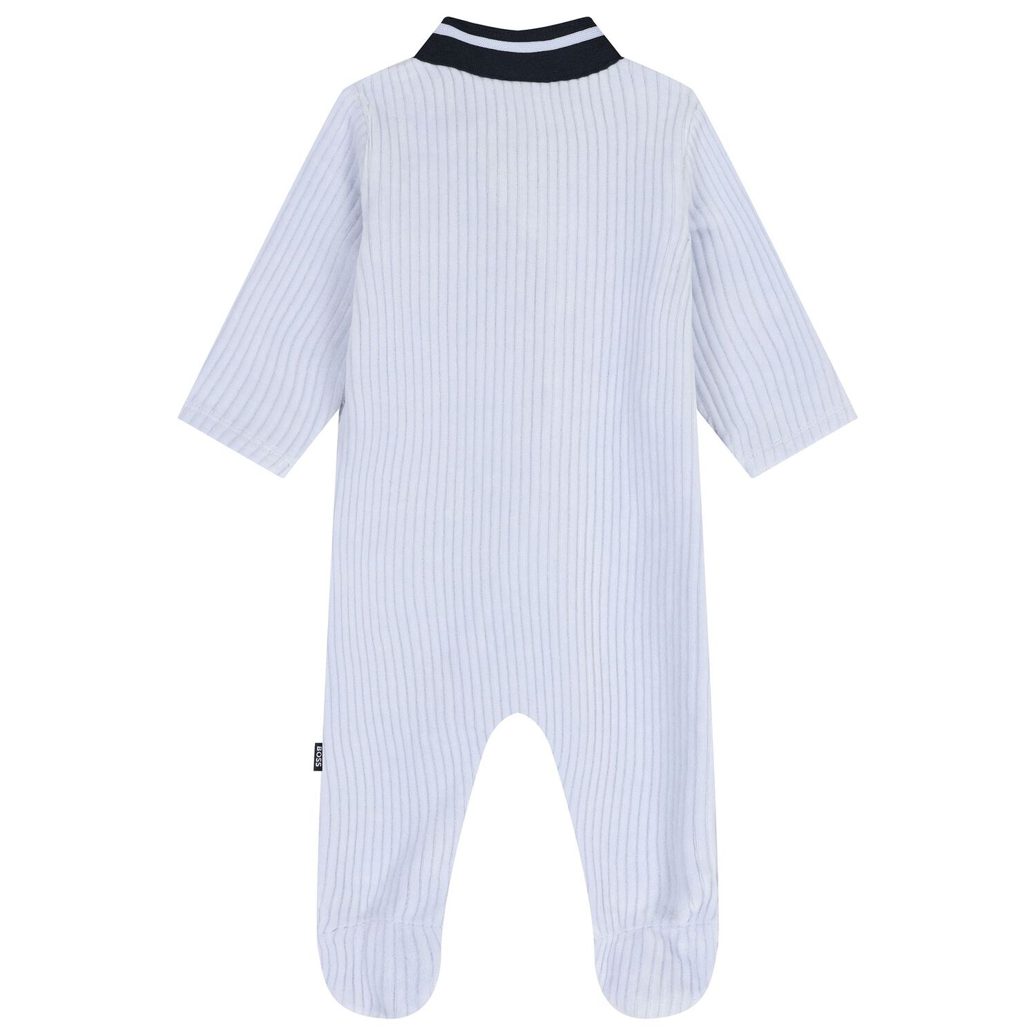 Baby Boys Blue Logo Babygrow Gift Set, 2, hi-res
