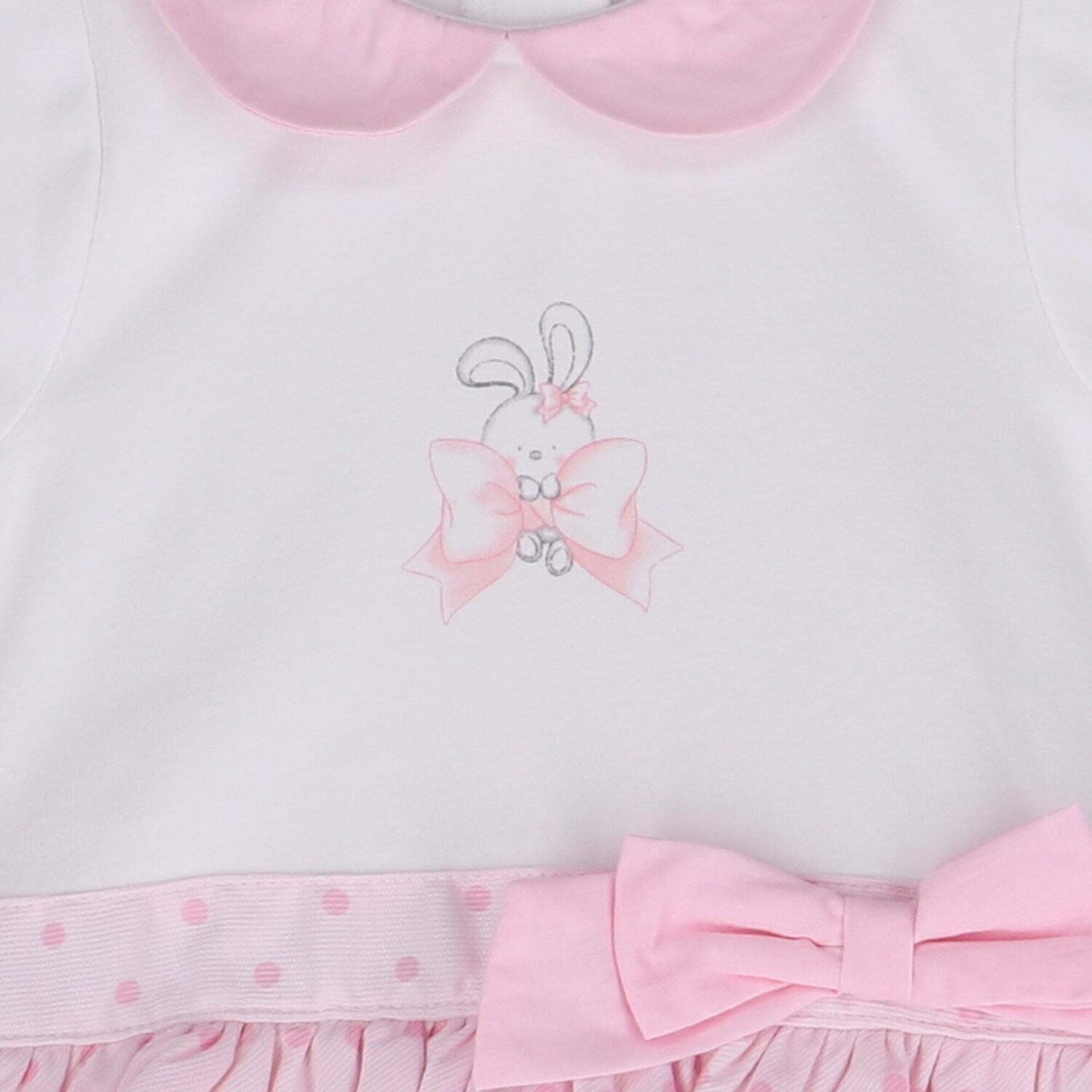 Baby Girls Pink Romper, 1, hi-res