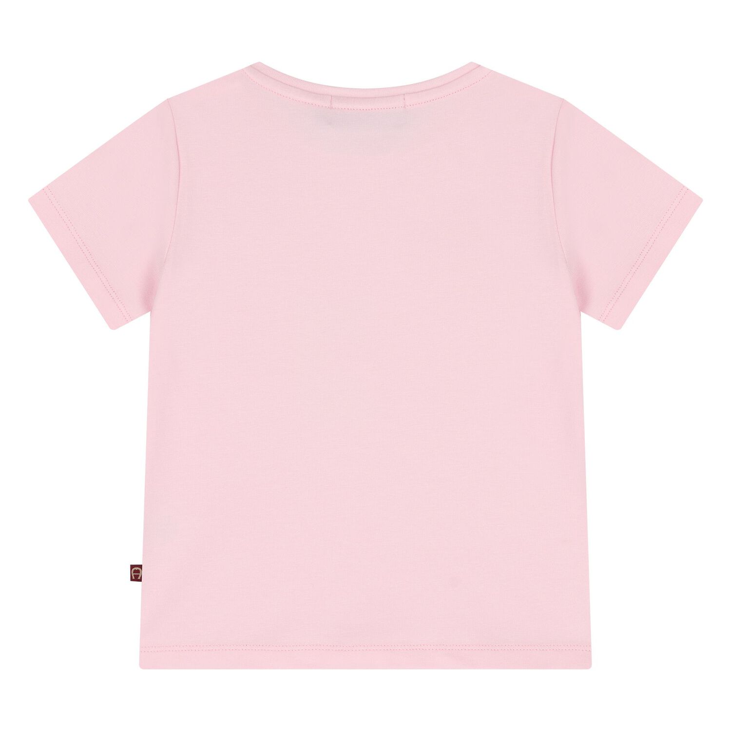 Younger Girls Pink Necklace Logo T-Shirt, 1, hi-res